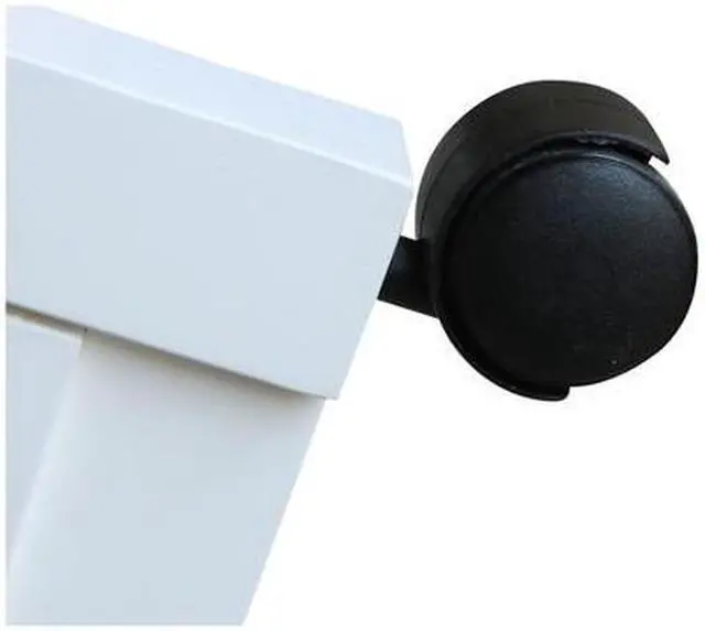 Alt view image 7 of 7 - INTERNATIONAL CONCEPTS WC08-185 Microwave Cart, White