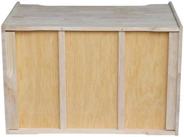 Alt view image 11 of 12 - International Concepts Juvenile Storage Box Unfinished - TC-929