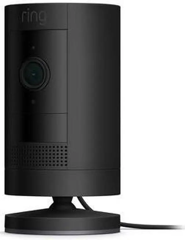 Alt view image 6 of 20 - Ring STICKCAM32BK Stick Up Cam Plug-In Security Camera - Black
