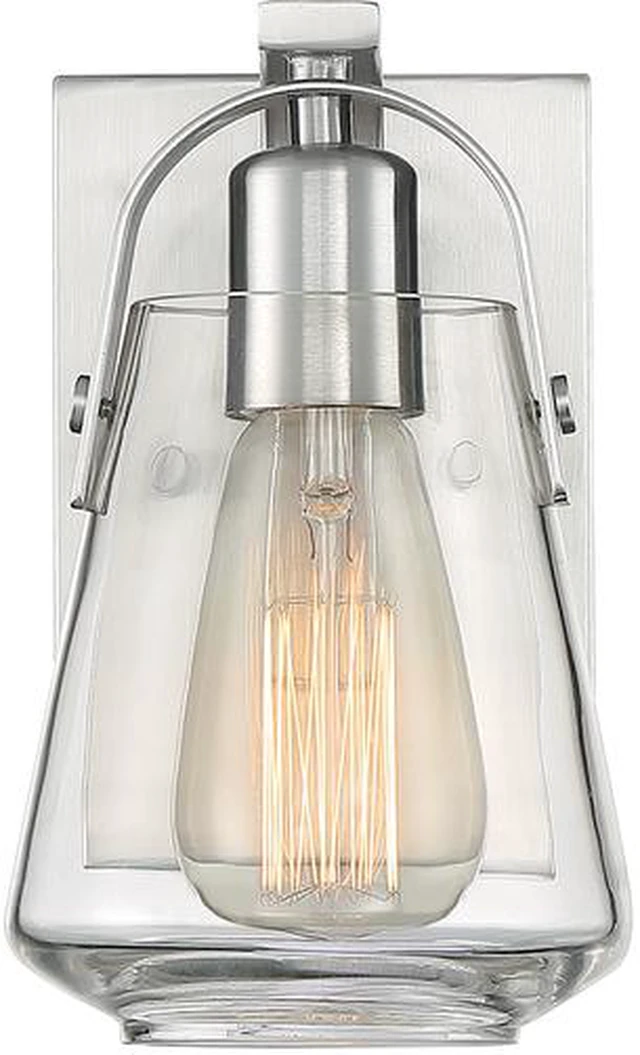 Alt view image 3 of 4 - NUVO 60/7111 Fixture, Vanity, 1-Light, Incandescent, 60W, 120V, A19, Medium