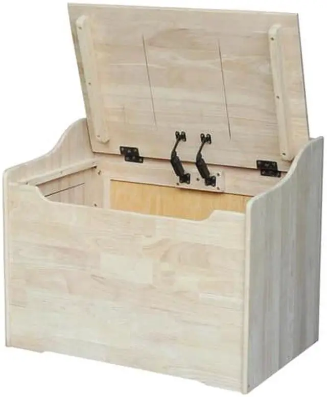 Alt view image 9 of 12 - International Concepts Juvenile Storage Box Unfinished - TC-929