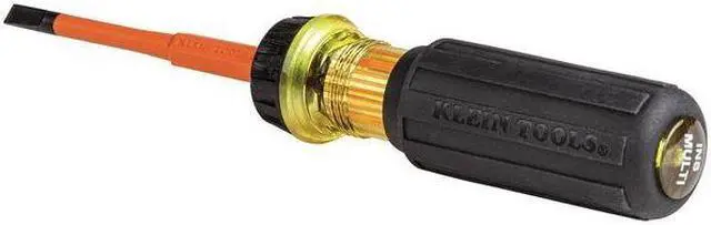 Alt view image 3 of 7 - KLEIN TOOLS 32293 Flip-Blade Insulated Screwdriver, 2-in1, Ph Bit No 2, Sl Bit