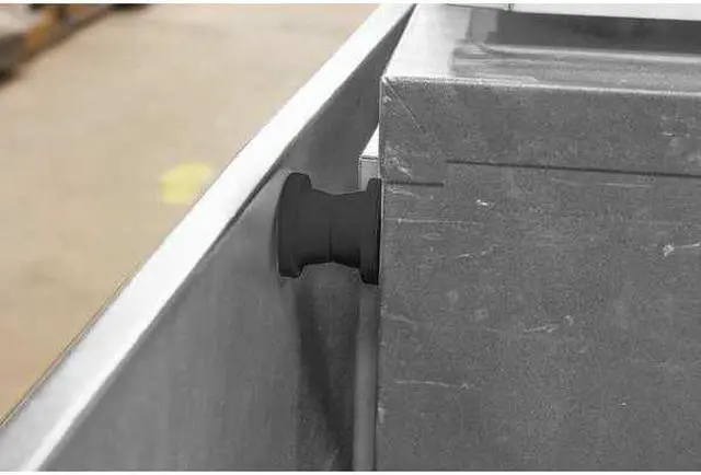 Alt view image 3 of 3 - MAG-MATE D1BL Magnetic Door Holder, Rare Earth Elements, Black, Finish: Plastic