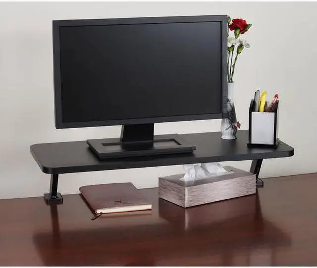 Alt view image 6 of 19 - KANTEK INC. DS910 DESK TOP CLAMP SHELF AND MONITOR STAND
