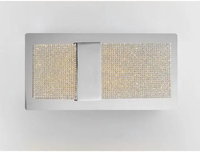 Alt view image 4 of 4 - ET2 E24605-122PC Sparkler 2-Light 5.5" Wide Polished Chrome Wall Sconce