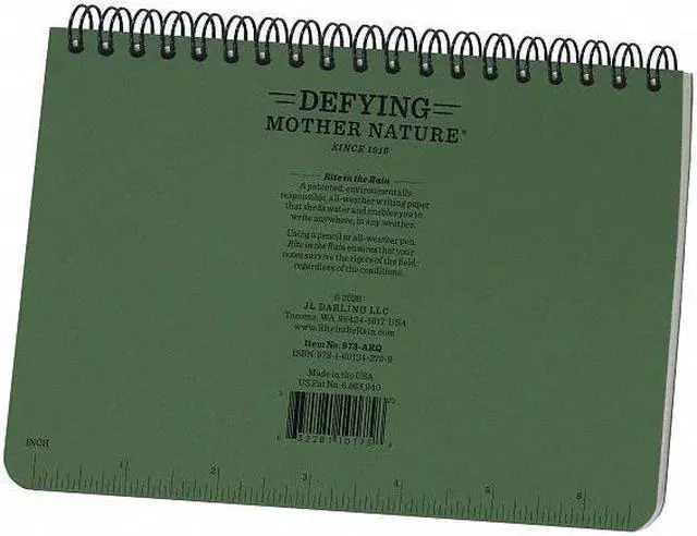 Alt view image 3 of 3 - Rite in the Rain Annual Qualification Databook,7 in W HAWA 973-ARQ