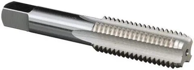 Alt view image 5 of 9 - Drill America T/A Series High-Speed Steel Hand Threading Tap Set, Uncoated (Bright) Finish, Round with Square End Shank, #10-32 Size (Pack of 1)