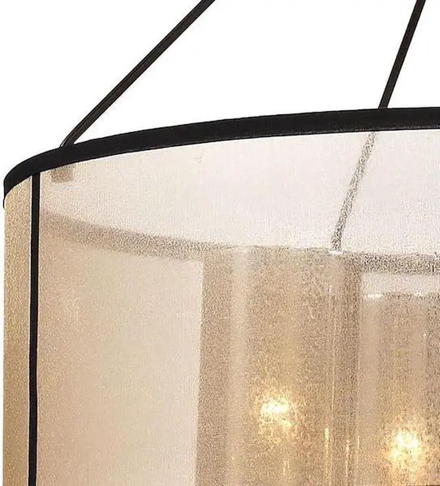 Alt view image 12 of 16 - Elk Lighting Diffusion Collection 4 Light Chandelier In Oil Rubbed Bronze - 57027/4