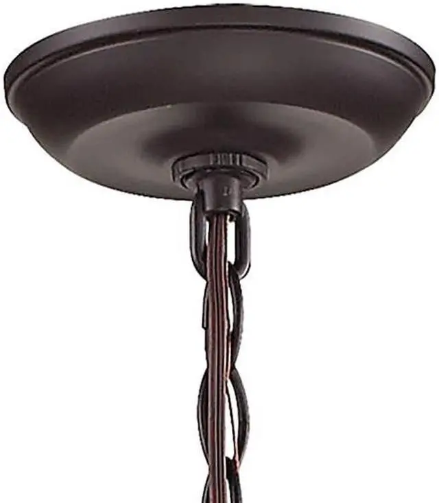 Alt view image 15 of 16 - Elk Lighting Diffusion Collection 4 Light Chandelier In Oil Rubbed Bronze - 57027/4