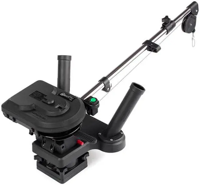 Alt view image 6 of 8 - Scotty 1116 Propack 60" Telescoping Electric Downrigger w/ Dual Rod Holders and Swivel Base
