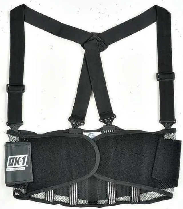 Alt view image 3 of 4 - Ok-1 Back Support,Open Mesh, Black,S HAWA OK-250S-S