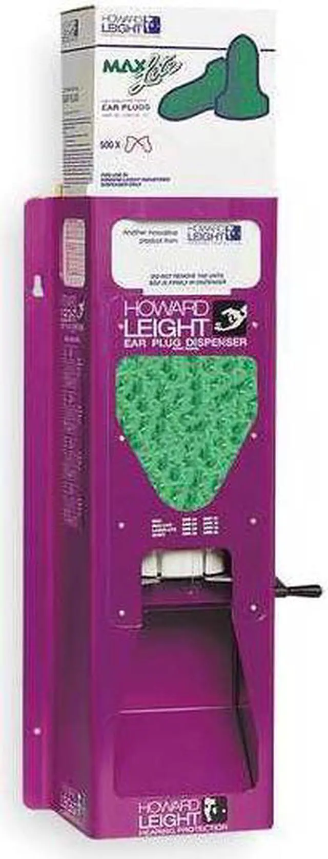 Alt view image 5 of 7 - Howard Leight by Honeywell LPF-1 D Max Lite Single-Use Earplugs LS 500 Cordless 30NRR Green 500 Pairs HOWLPF1D