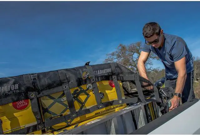 Alt view image 4 of 7 - GLADIATOR CARGO NETS GAN-100 Heavy-Duty, Certified Cargo Net: ATV, Utility