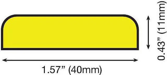 Alt view image 3 of 3 - KNUFFI BY IRONGUARD SAFETY 60-6752 Surface Guard,Flat,Black/Yellow