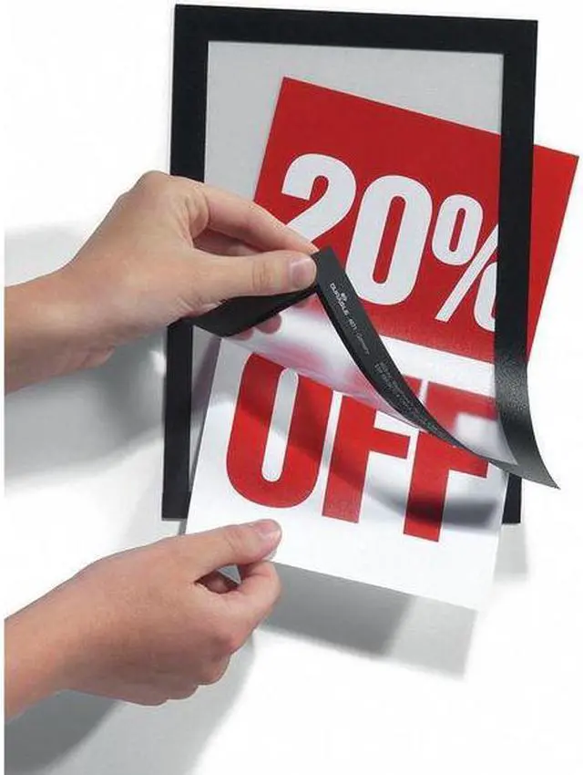 Alt view image 3 of 6 - ZORO SELECT 491301 Sign Holder,5 1/2" x 8 1/2" Size,PK2