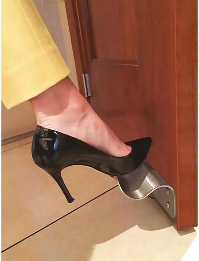 Alt view image 3 of 6 - DOORWAVE FF-0011DWSS Hands Free Foot Pull,4-1/4" L,6-3/8"W