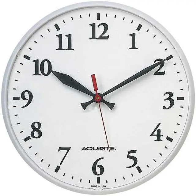 Alt view image 3 of 3 - ZORO SELECT 3LYK5 12-1/2" Analog Wall Clock, White