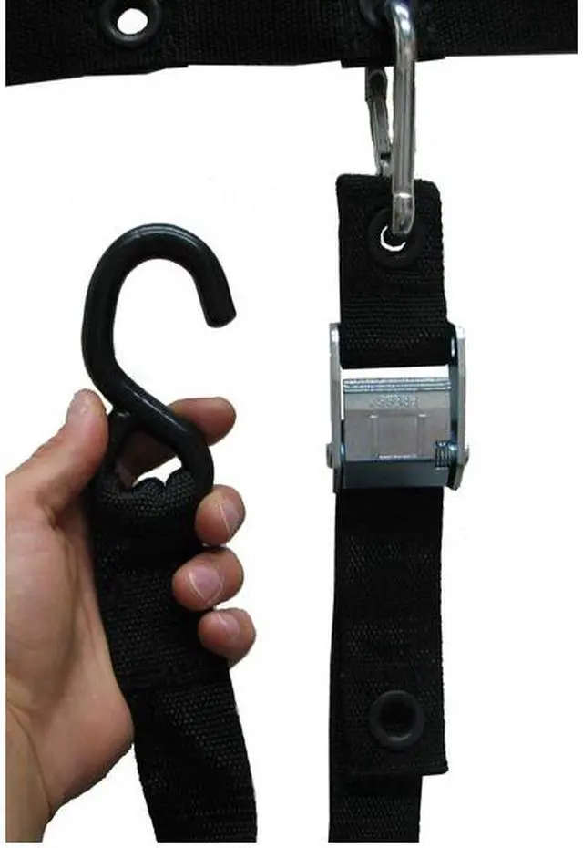 Alt view image 2 of 2 - GLADIATOR CARGO NETS ASH-70 S-Hook AttachmentHardware Kit (2 Straps)