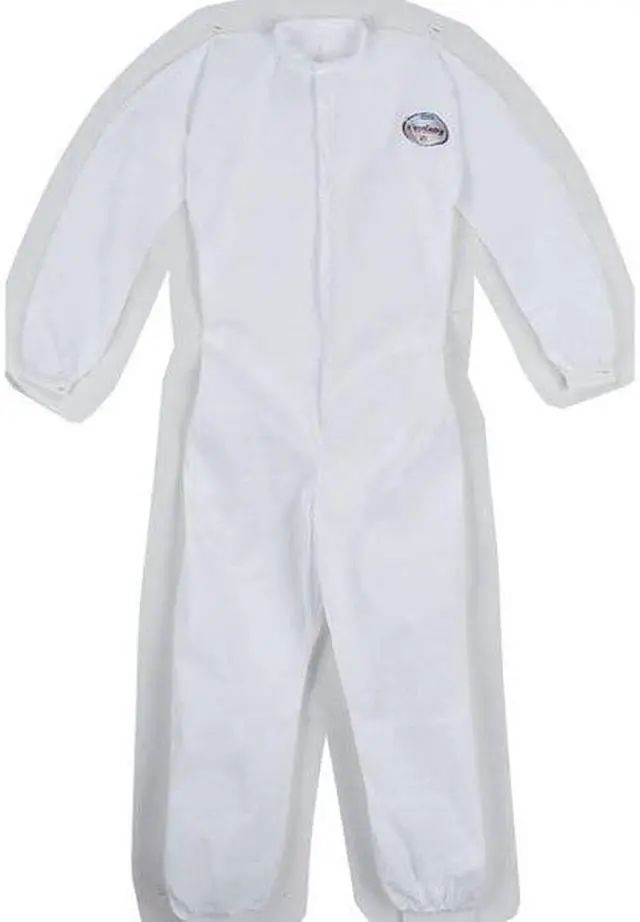 Alt view image 3 of 5 - KLEENGUARD 46103 Disposable Coveralls, Collared, L, KleenGuard(TM) A30, Zipper,