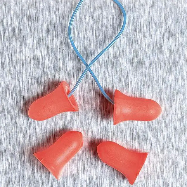 Alt view image 7 of 13 - Max® Disposable Earplugs, Foam, Coral, Corded