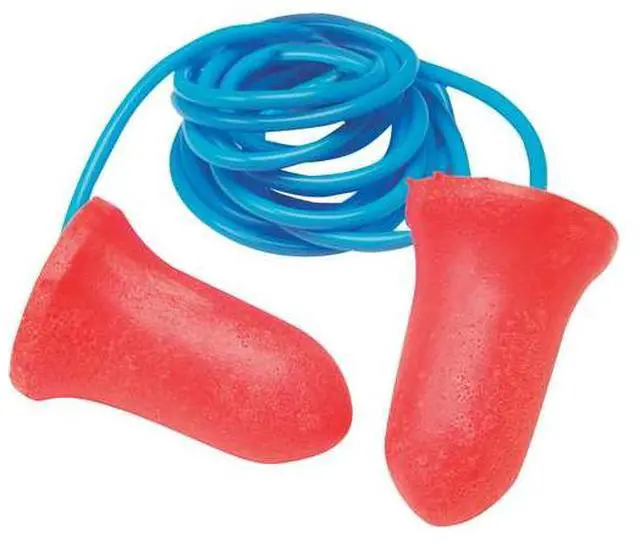 Alt view image 4 of 13 - Max® Disposable Earplugs, Foam, Coral, Corded