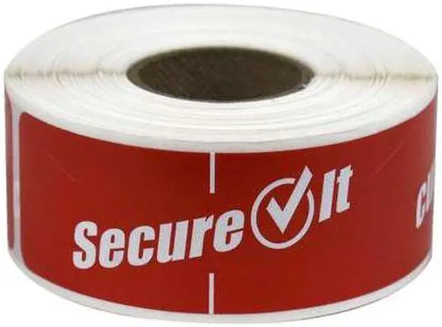 Alt view image 11 of 12 - SecureIT Secure it Tamper Evident Food Container Seal Red 500/Pack P13SI2