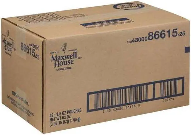 Alt view image 9 of 11 - Kraft Maxwell House Coffee 1.5oz. 42BG/CT 866150