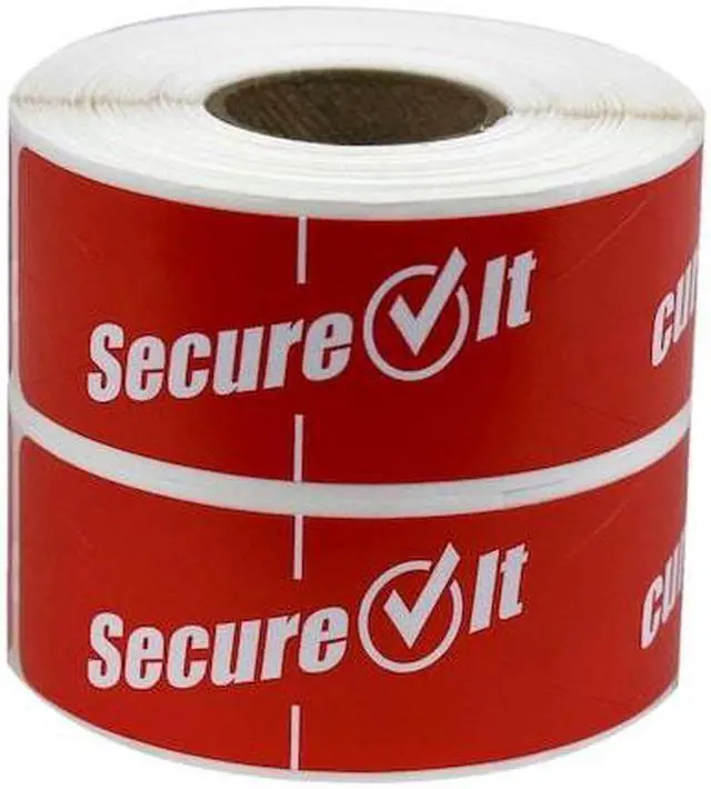 Alt view image 12 of 12 - SecureIT Secure it Tamper Evident Food Container Seal Red 500/Pack P13SI2