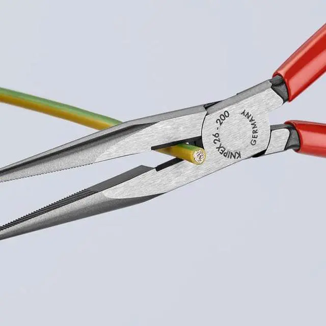 Alt view image 5 of 7 - Knipex Needle Nose Plier, 8" L, 11/16" Jaw  Vanadium Steel  26 11 200