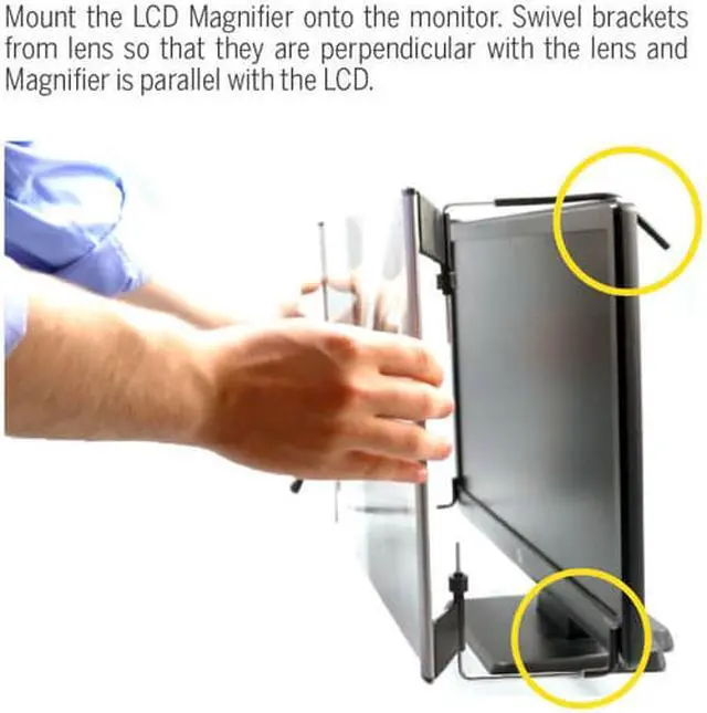 Alt view image 10 of 16 - Kantek Magnifier,22",Al MAG22WL