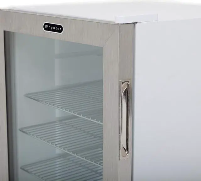 Alt view image 20 of 20 - Whynter BR-091WS Beverage Refrigerator With Lock - Stainless Steel 90 Can Capacity