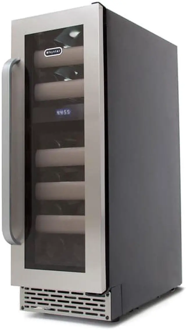Alt view image 14 of 20 - Whynter BWR-171DS Elite 17 Bottle Seamless Stainless Steel Door Dual Zone Built-in Wine Refrigerator