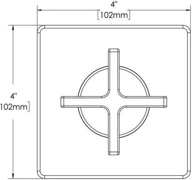 Alt view image 2 of 2 - SPEAKMAN CPT-1121-BBZ CPT-1121-BBZ Lura Transfer Valve Trim in Brushed Bronze