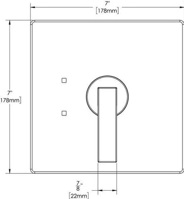 Alt view image 3 of 5 - SPEAKMAN CDCPT25003-MB Lura CDCPT25003-MB Shower Valve Trim