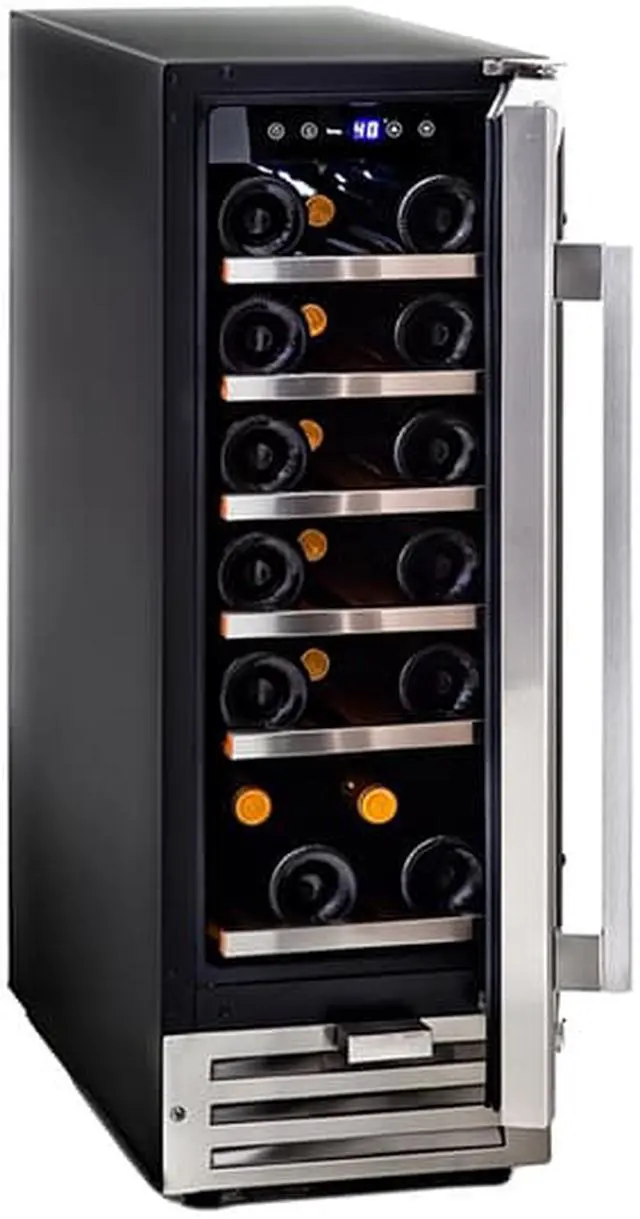 Alt view image 12 of 20 - Whynter BWR-18SD 18 Bottle Compressor Built-In Wine Refrigerator