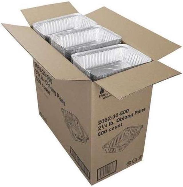Alt view image 12 of 13 - Handi-Foil Aluminum Oblong Pan 2 1/4 lb 8 1/2 x 5 15/16 x 1 13/16 500/Carton
