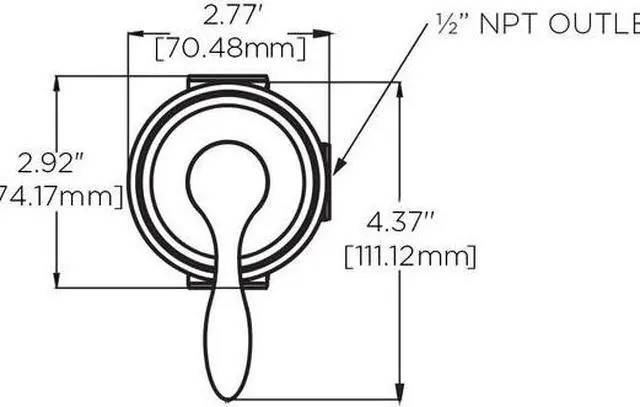 Alt view image 2 of 3 - SPEAKMAN CPT-1183 CPT-1183 Transfer Valve Trim
