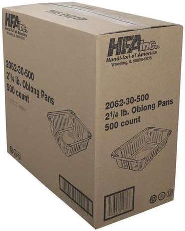 Alt view image 11 of 13 - Handi-Foil Aluminum Oblong Pan 2 1/4 lb 8 1/2 x 5 15/16 x 1 13/16 500/Carton