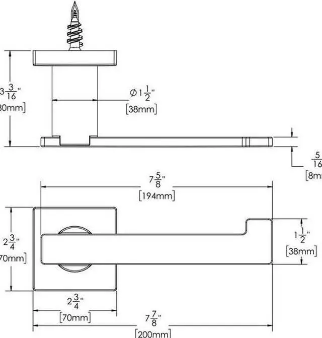 Alt view image 4 of 4 - SPEAKMAN SA-2505-MB SA-2505-MB Lura Paper Holder in Matte Black