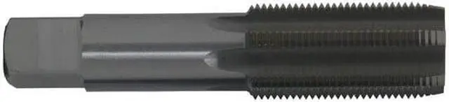 Alt view image 7 of 8 - Drill America 1-1/4"-12 HSS Plug Tap and matching 1-11/64" HSS 1/2" Shank Drill Bit in plastic pouch.