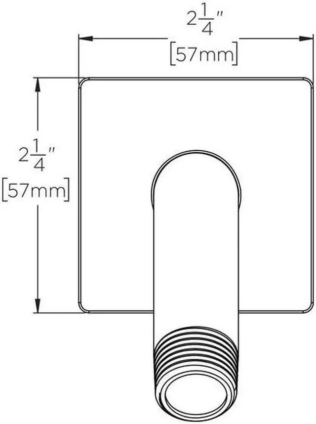 Alt view image 2 of 2 - SPEAKMAN CDS2501-MB Lura CDS2501-MB Shower Arm & Flange