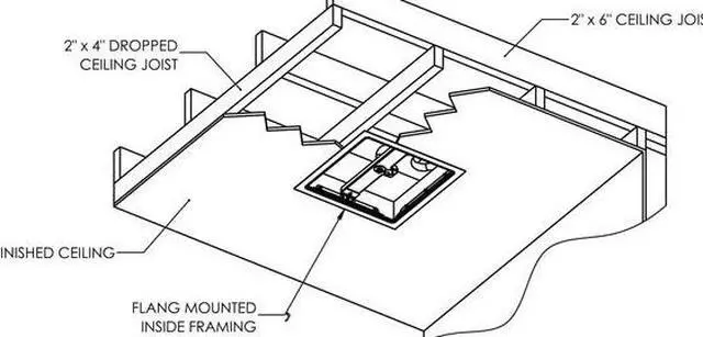 Alt view image 4 of 4 - SPEAKMAN VS-127-MB VS-127-MB Ceiling Mount Flange for 15" Rain Shower in Matte