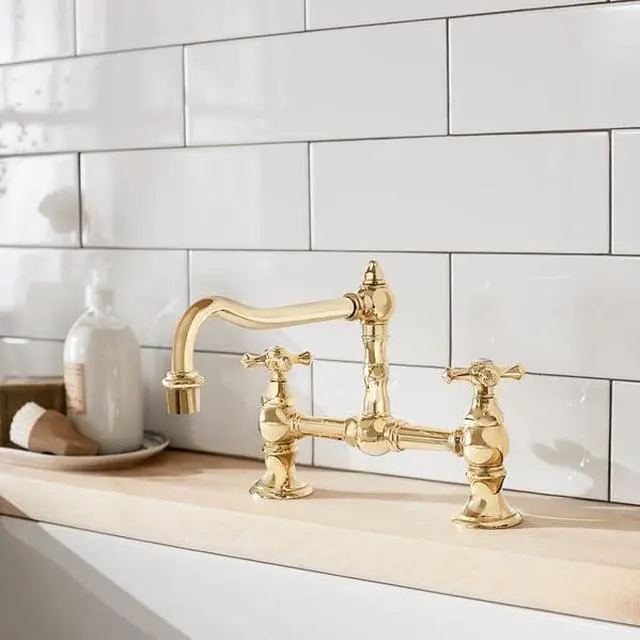 Alt view image 2 of 3 - SPEAKMAN SB-3241-PB Manual, 2 Hole Kitchen Faucet