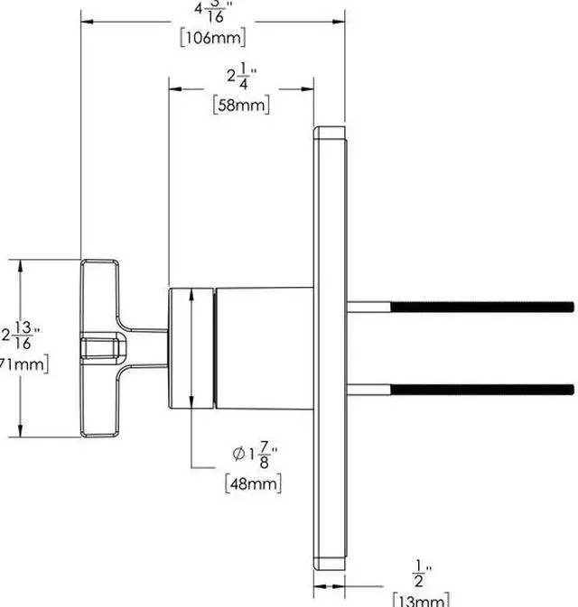 Alt view image 2 of 2 - SPEAKMAN CDCPT25001 CDCPT25001 Lura Shower Valve Trim