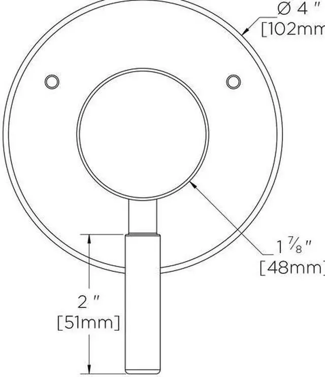 Alt view image 3 of 4 - SPEAKMAN CPT-1110-BN CPT-1110-BN Neo Transfer Valve Trim