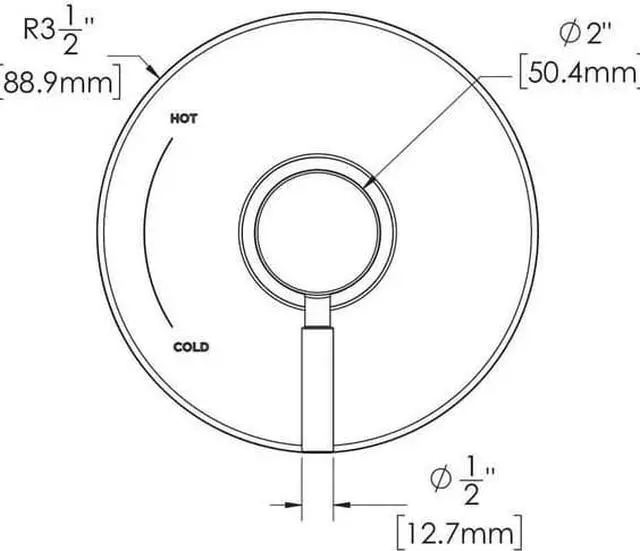 Alt view image 2 of 2 - SPEAKMAN CPT-1001-BN CPT-1001-BN Neo Shower Valve Trim