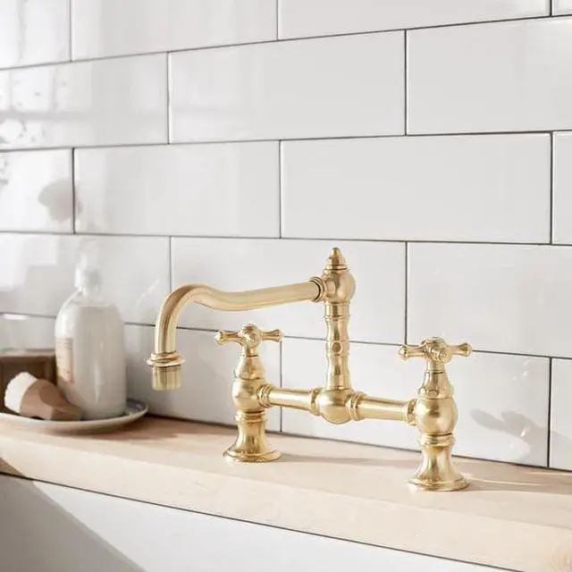Alt view image 2 of 3 - SPEAKMAN SB-3241-BRB Manual, 2 Hole Kitchen Faucet