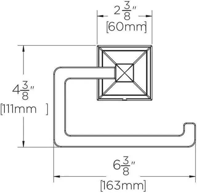 Alt view image 6 of 6 - SPEAKMAN SA-2305 Rainier SA-2305 Paper Holder