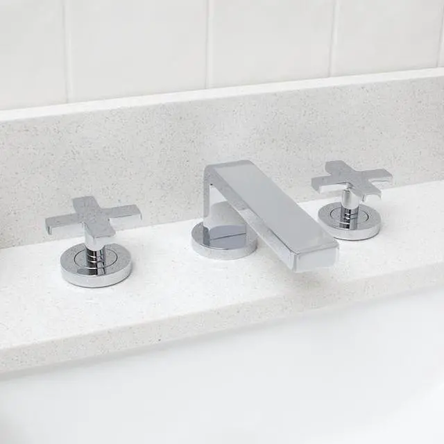 Alt view image 2 of 4 - SPEAKMAN SB-2723 3 Hole Widespread Faucet, Polished Chrome