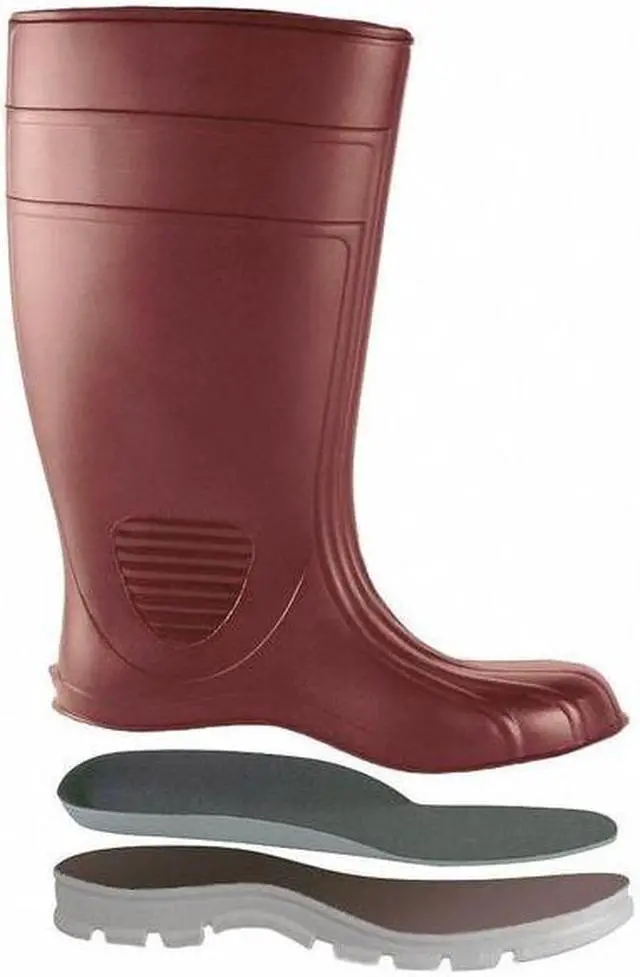 Alt view image 2 of 2 - HEARTLAND FOOTWEAR 445L02 Men's Chem Tuff Tall Rubber Boots, Steel Toe, 15"
